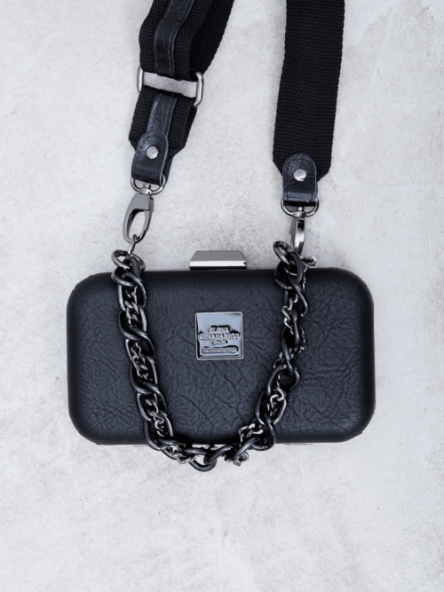 elenaathanasiou Retro chain box black cukagr