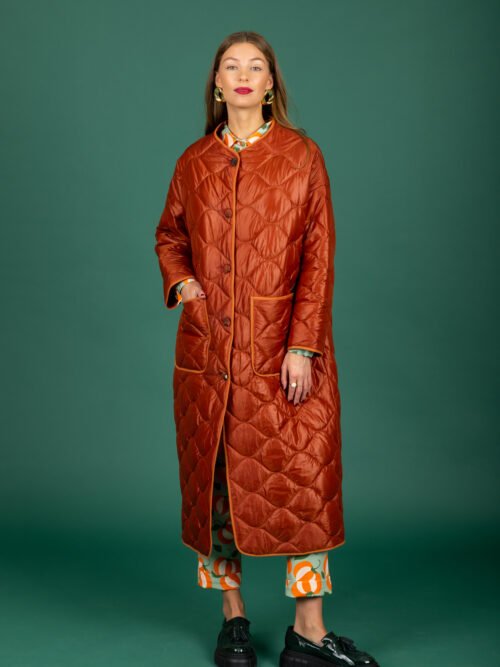 CHATON Puffer coat Rust cukagr3