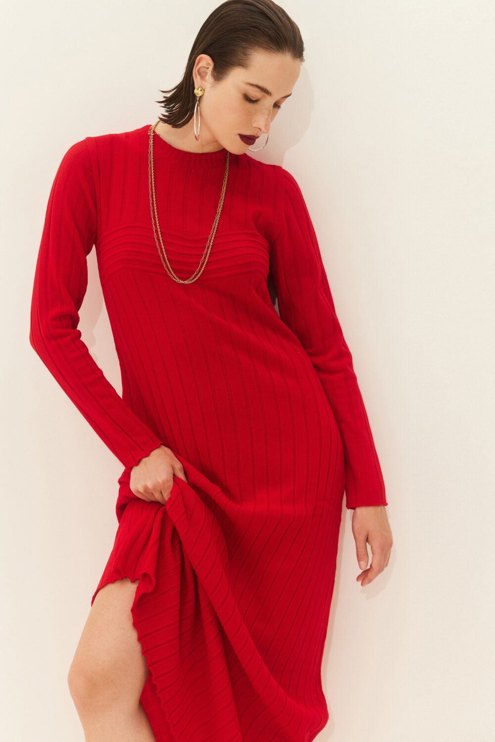 Hemithea Alabama Dress Red CUKAGR2