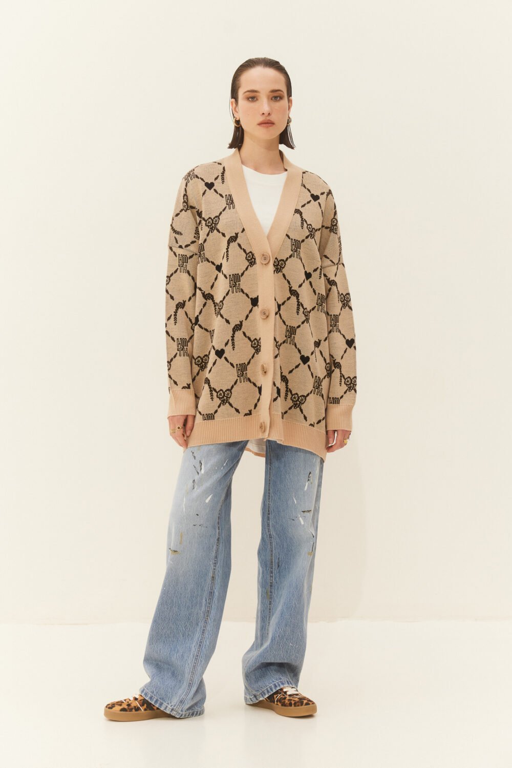 Hemithea Nevada Cardigan Beige CUKAGR