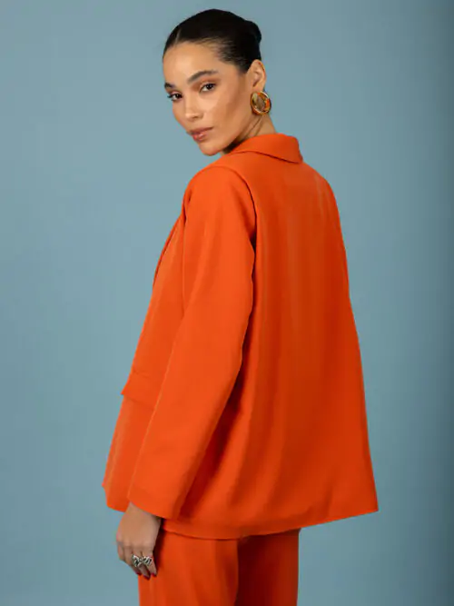 chaton Connie oversize blazer BurntOrange cukagr1