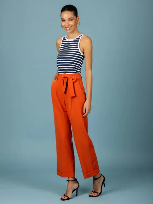 chaton Connie pants Burnt Orange cukagr1