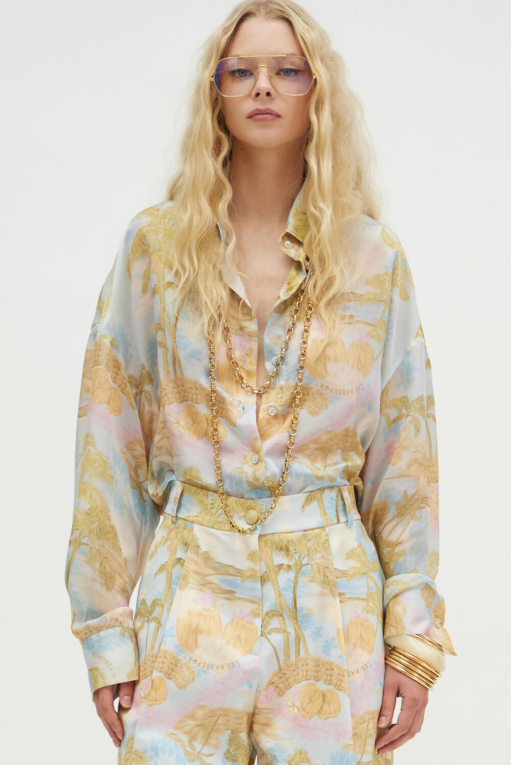 Hemithea heather shirt SKYBLUE cukagr3