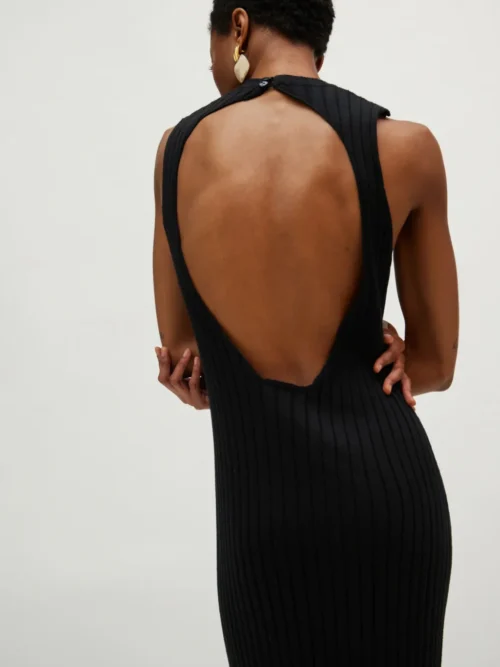 Hemithea moana dress black cukagr1
