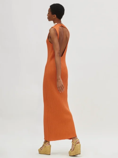 Hemithea moana dress burned orange cukagr1