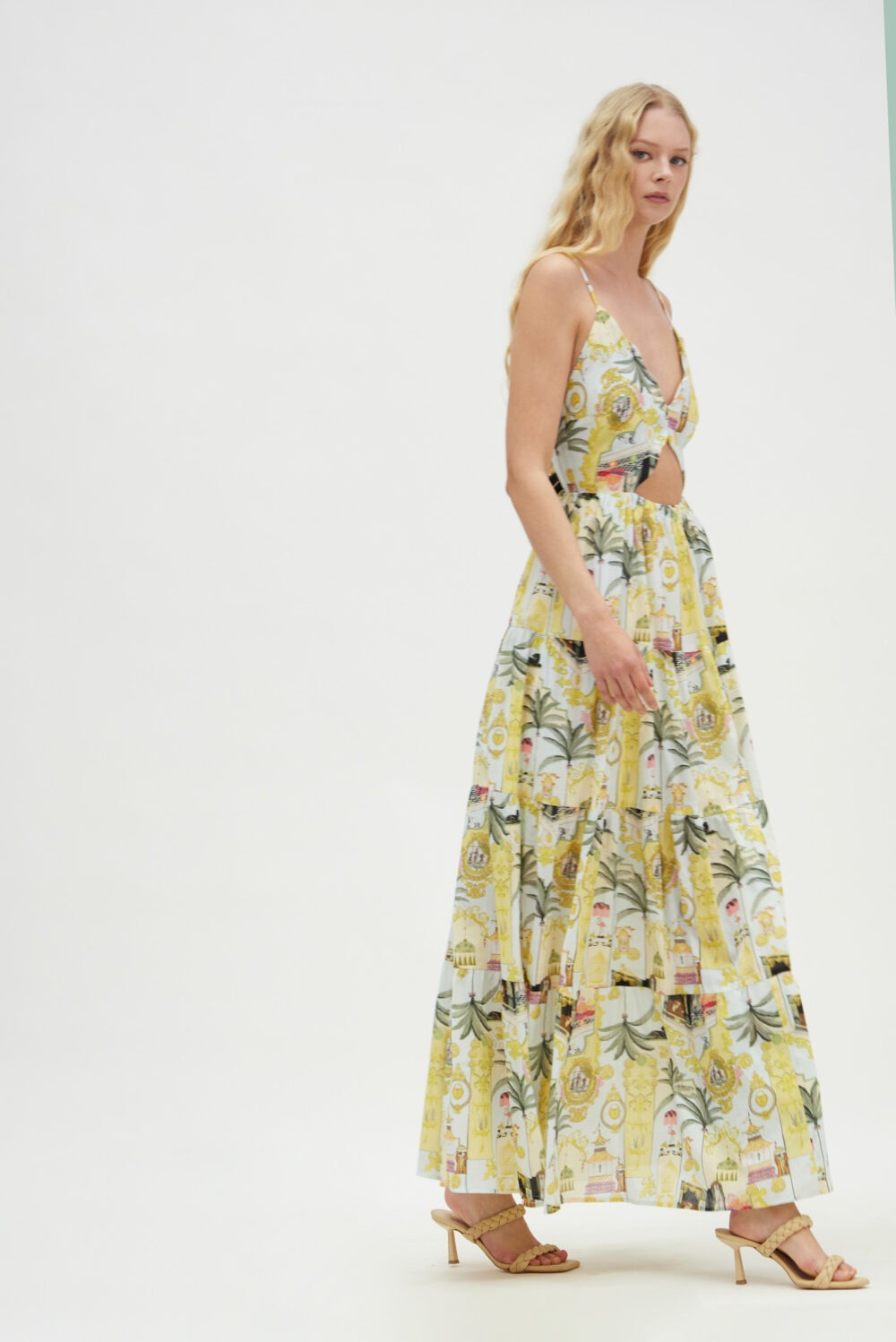 HEMITHEA Ether Dress Skyblue cukagr