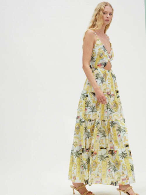 HEMITHEA Ether Dress Skyblue cukagr