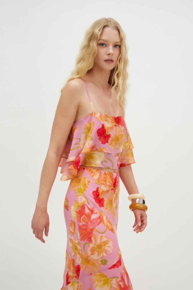 HEMITHEA Sky Top Barbie pink cukagr