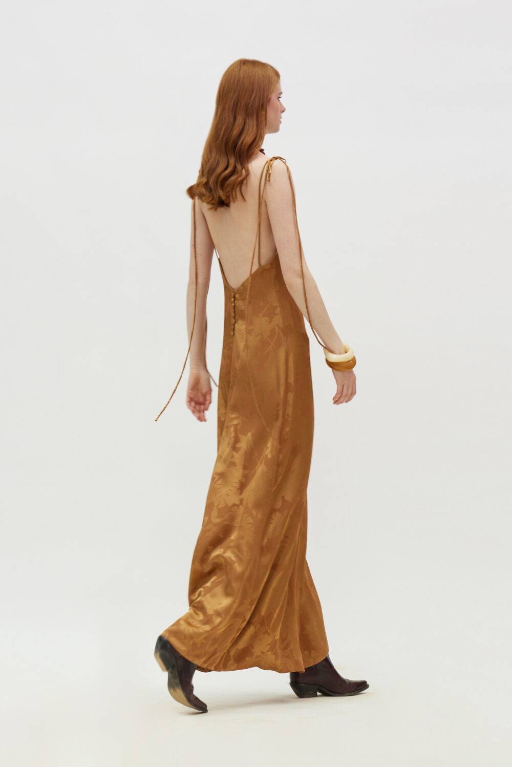 Hemithea Celeste Dress Milk Chocolate cukagr2