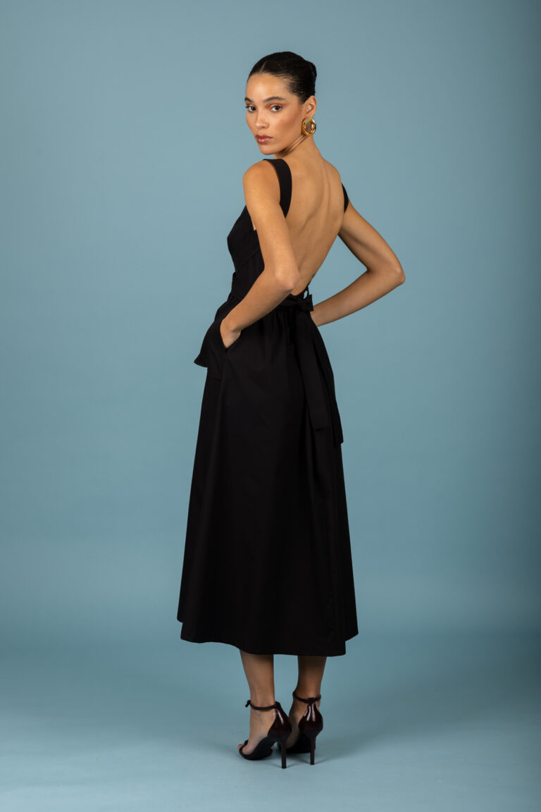 chaton Alison dress Black cukagr