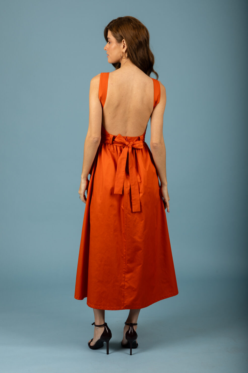 chaton Alison dress BurntOrange cukagr1