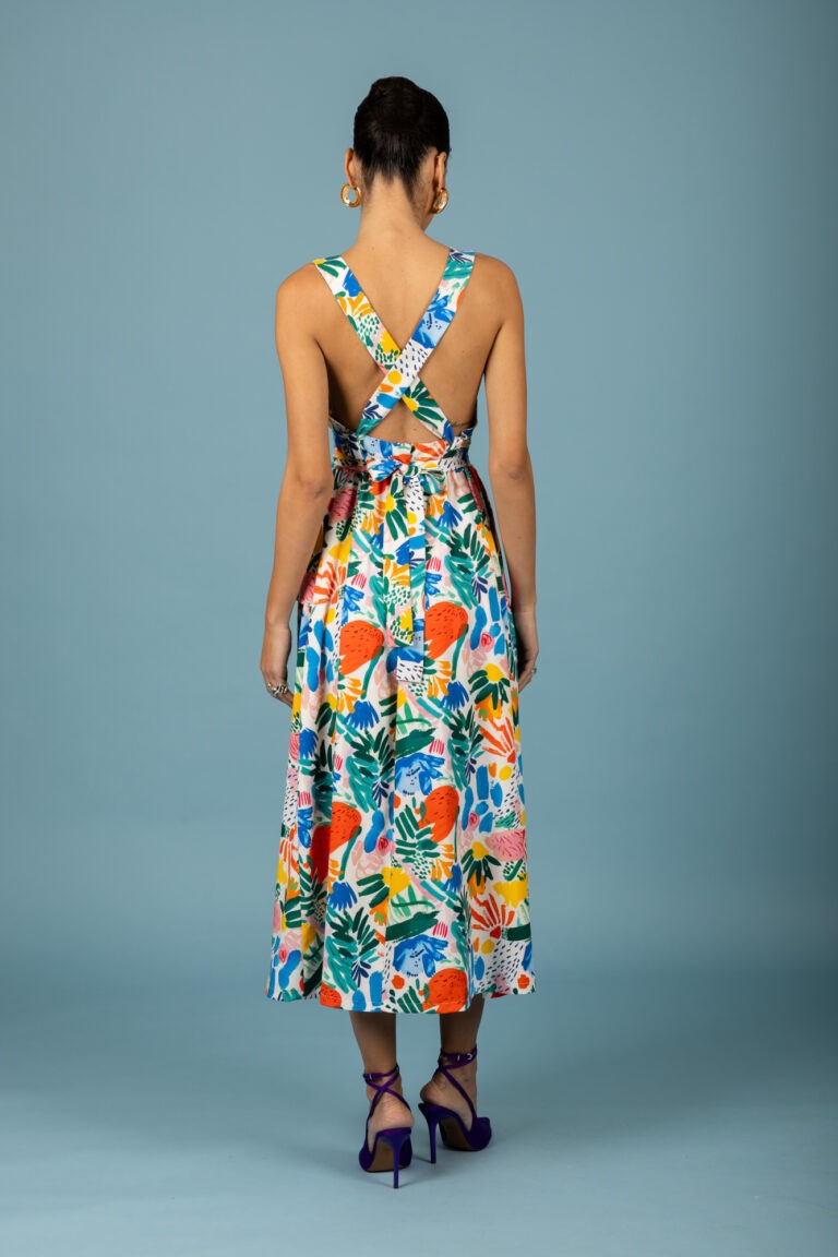 chaton Aurora open back dress cukagr1