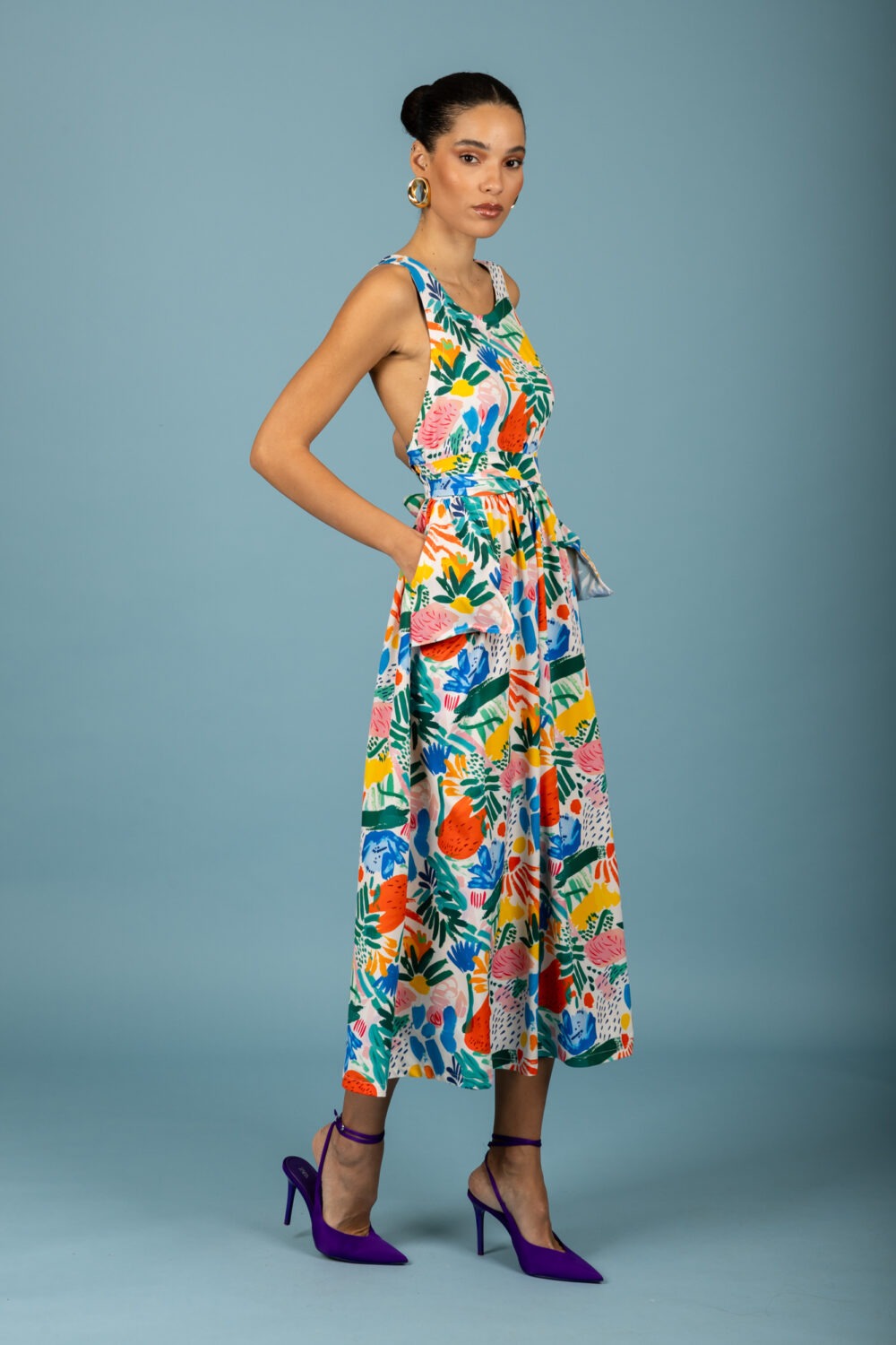 chaton Aurora open back dress cukagr2