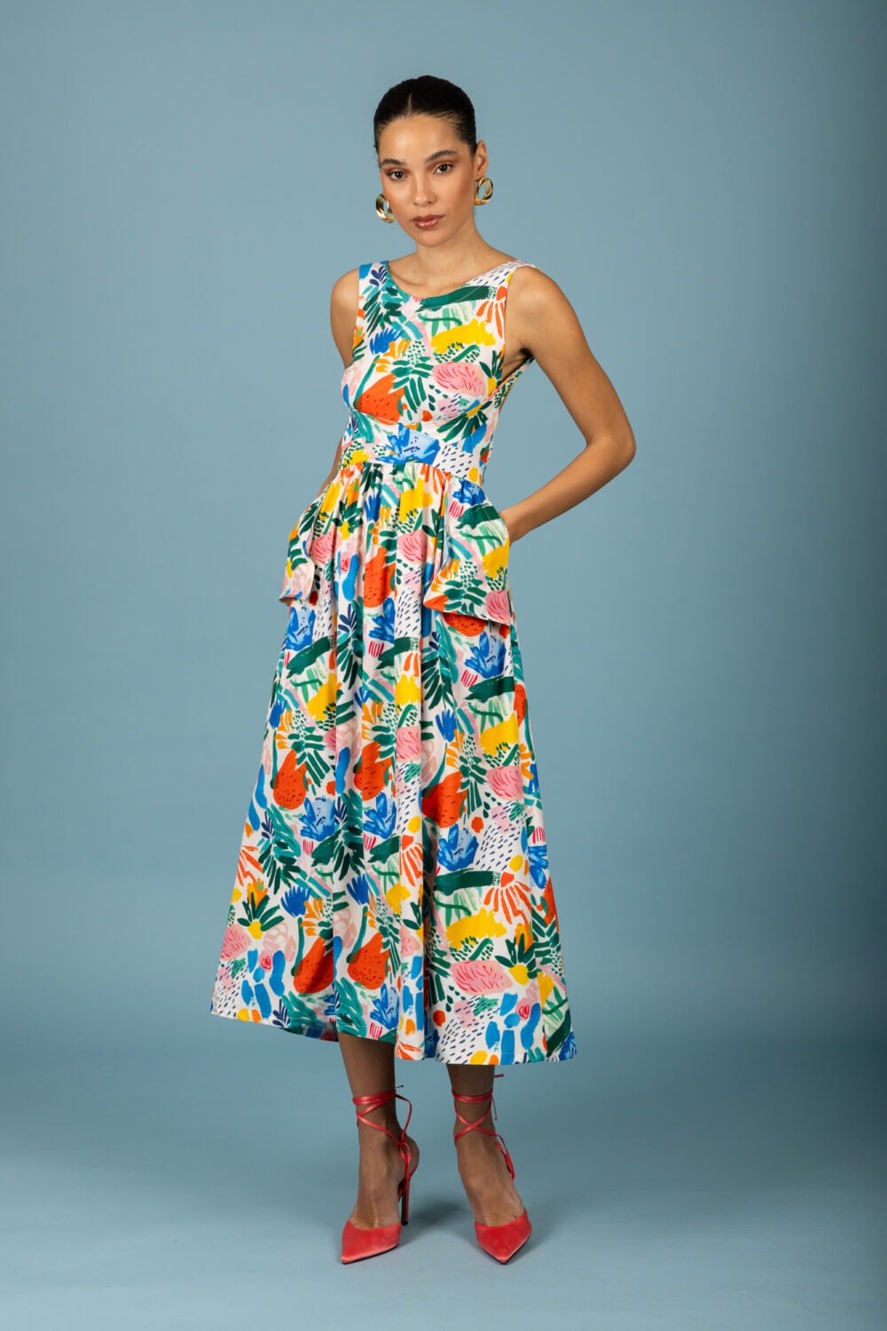 chaton Aurora open back dress cukagr5