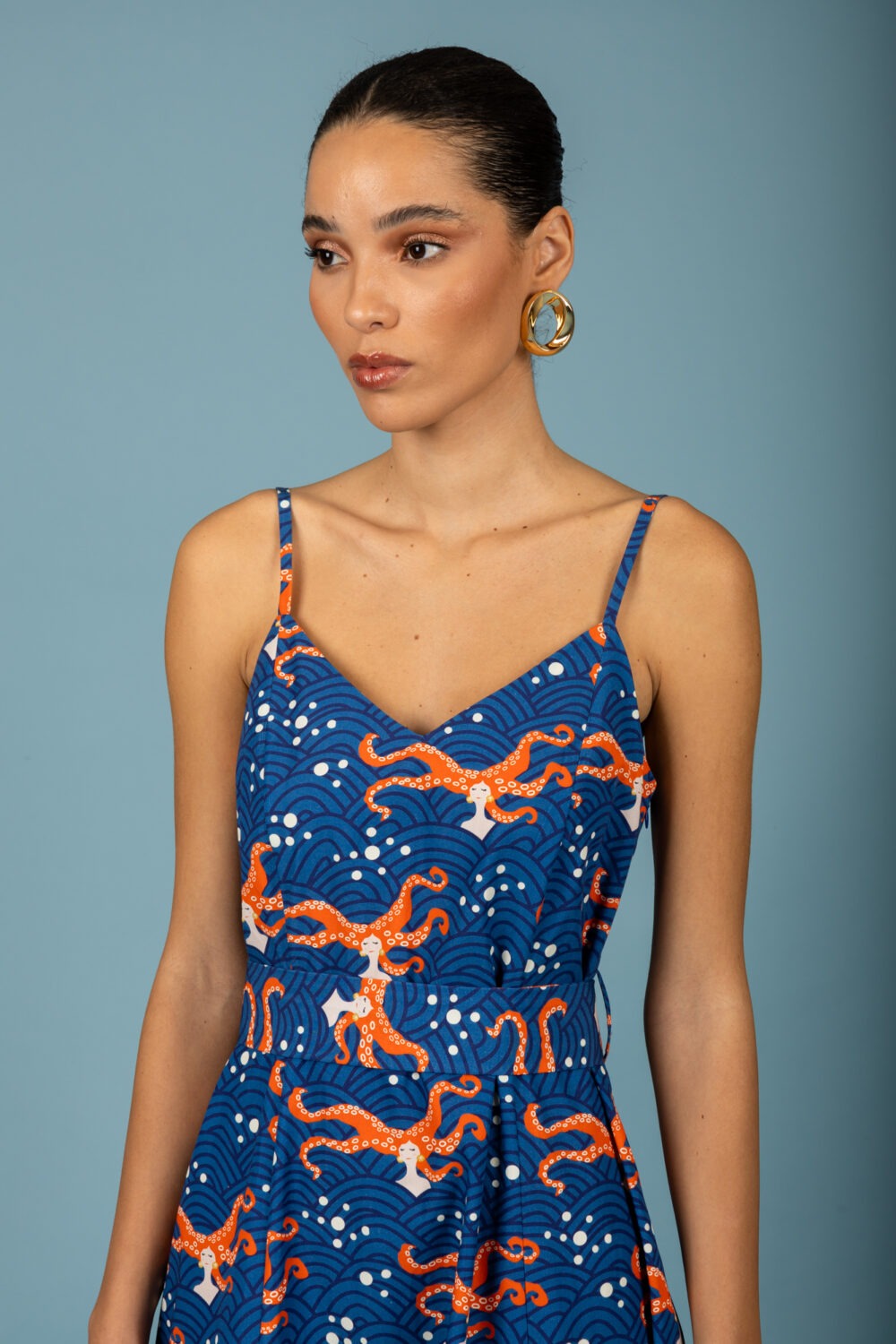 chaton Claudia poplin dress cukagr3