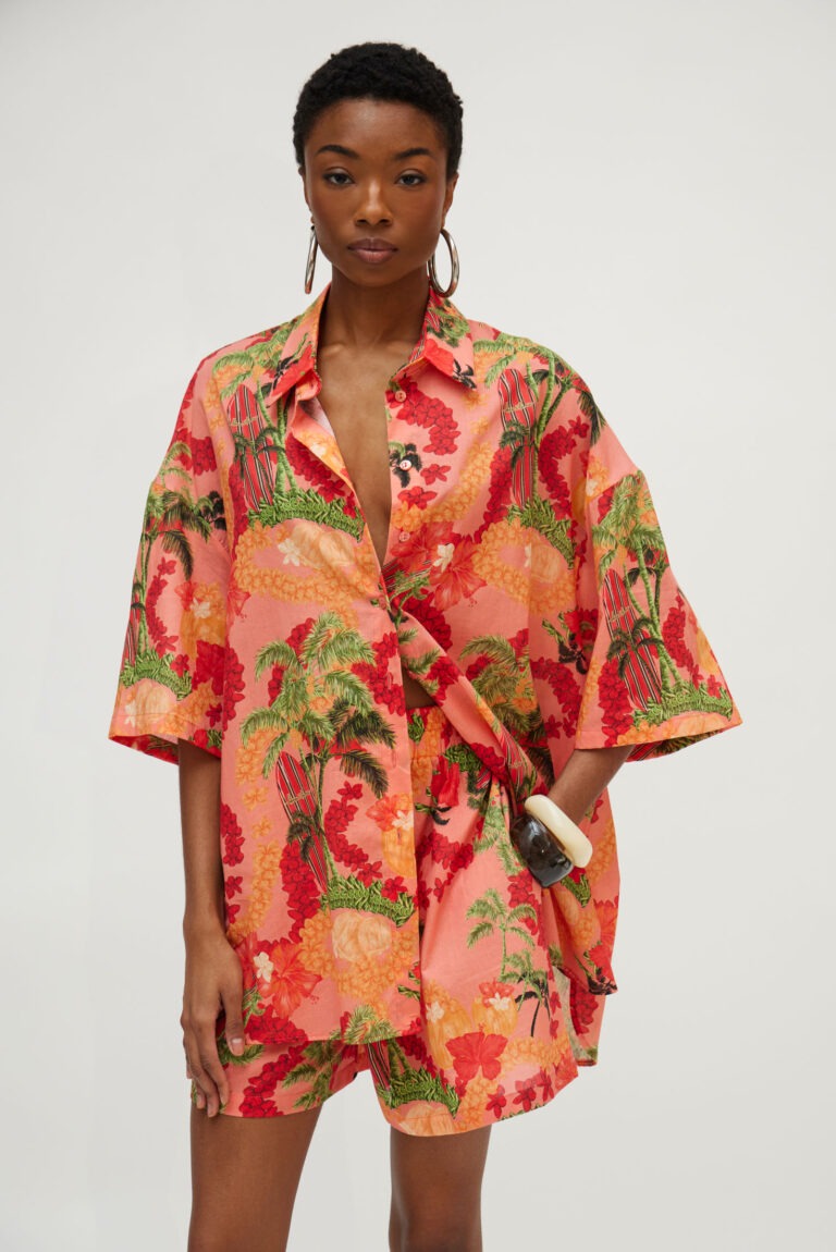 Hemithea Janna Shirt Coral cukagr