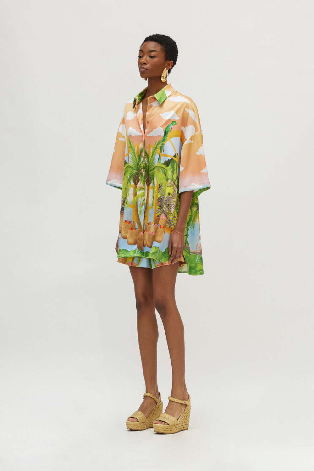 Hemithea Janna Shirt Green cukagr1
