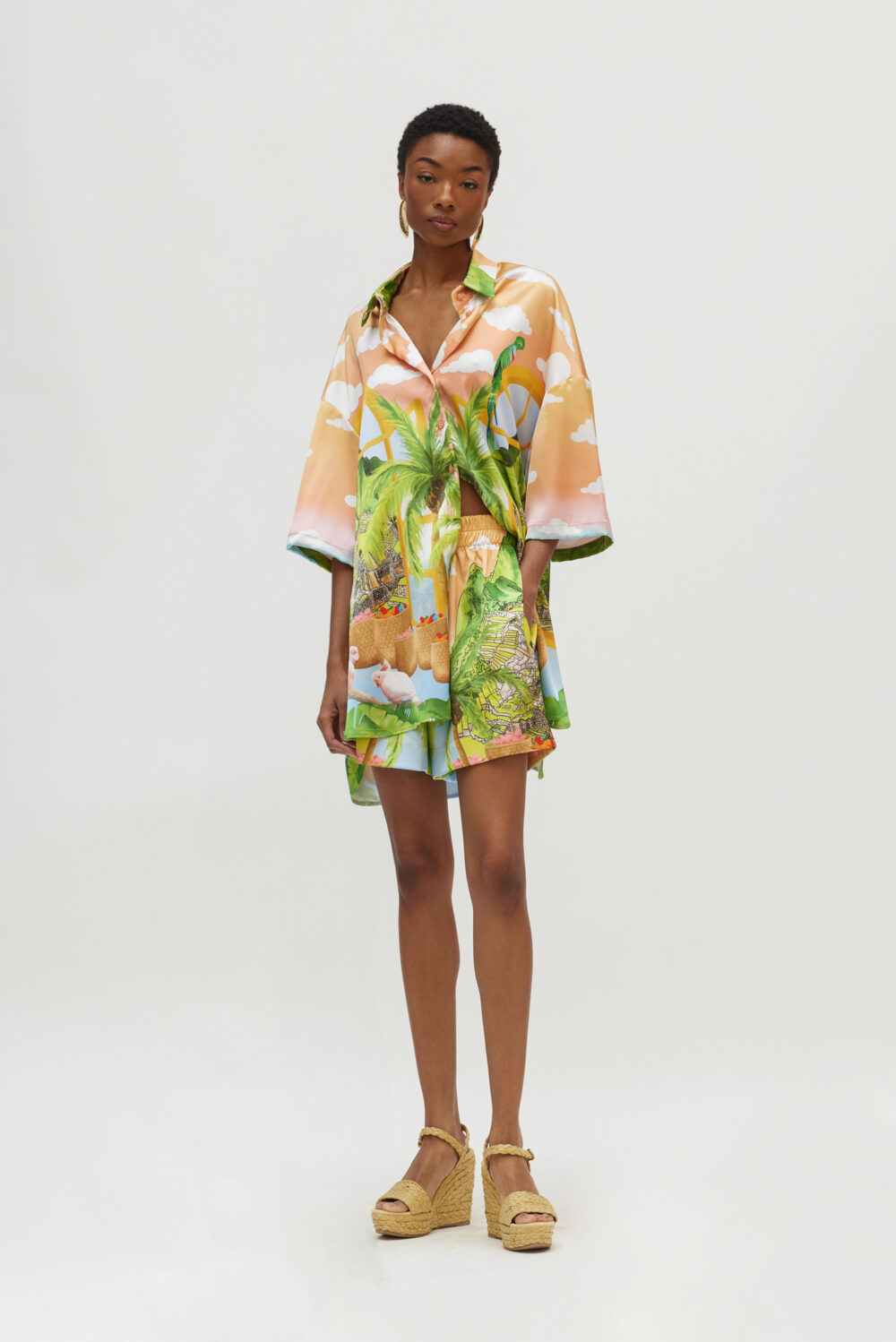 Hemithea Janna Shirt Green cukagr3