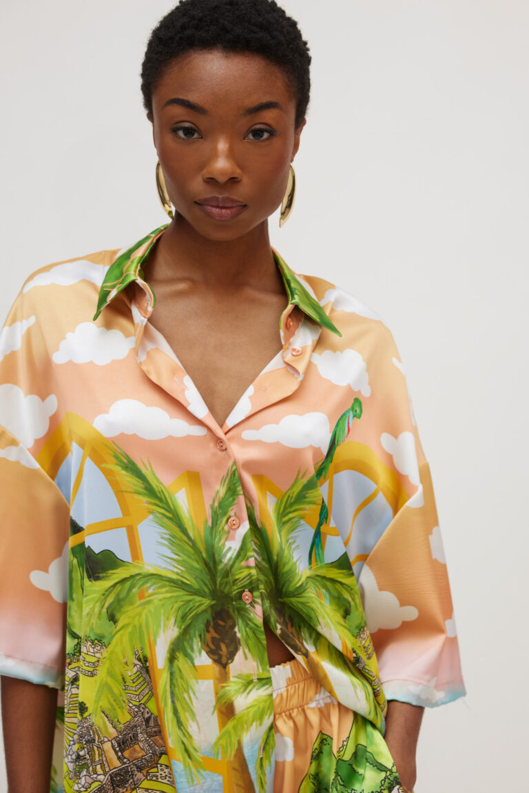 Hemithea Janna Shirt Green cukagr4