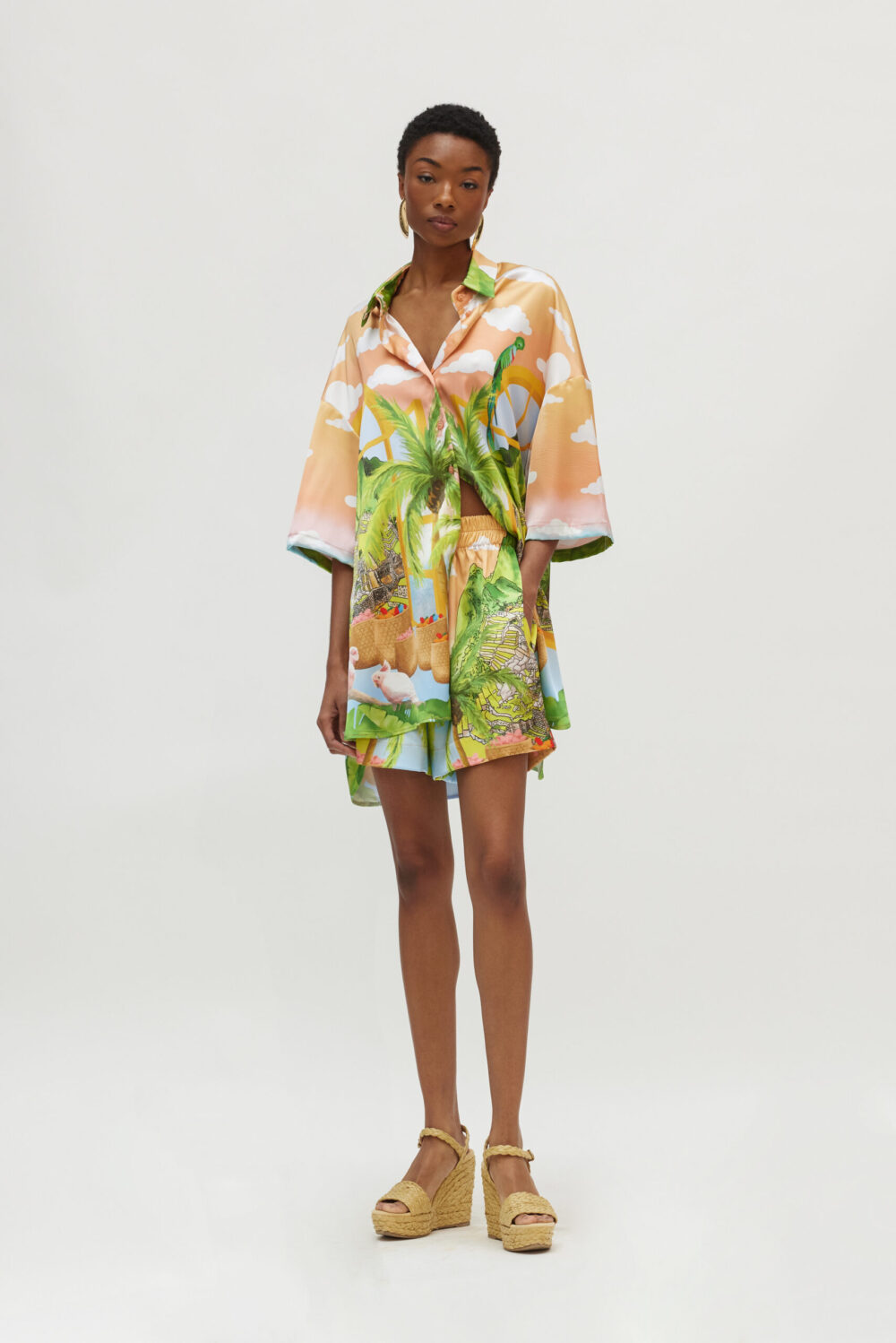 Hemithea Toulouse Shorts Green2