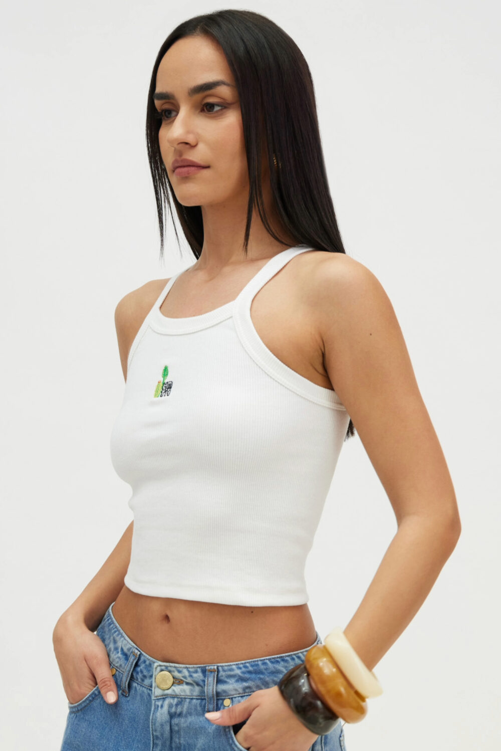 Hemithea Piera Top White cukagr3