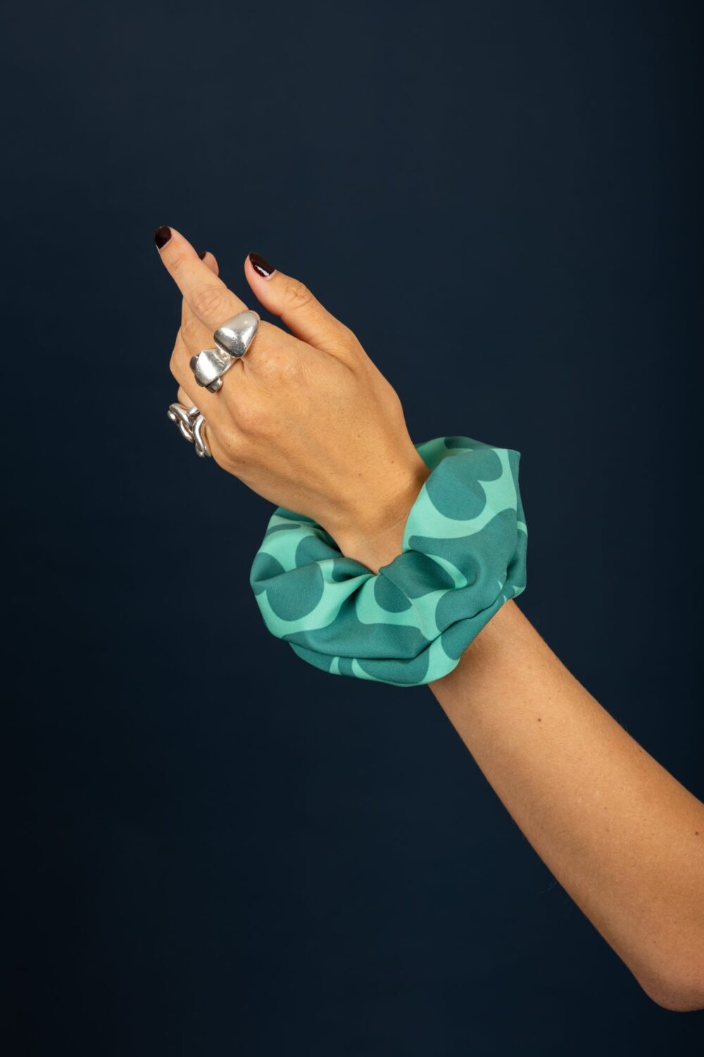 Chaton Agatha scrunchie Green cukagr