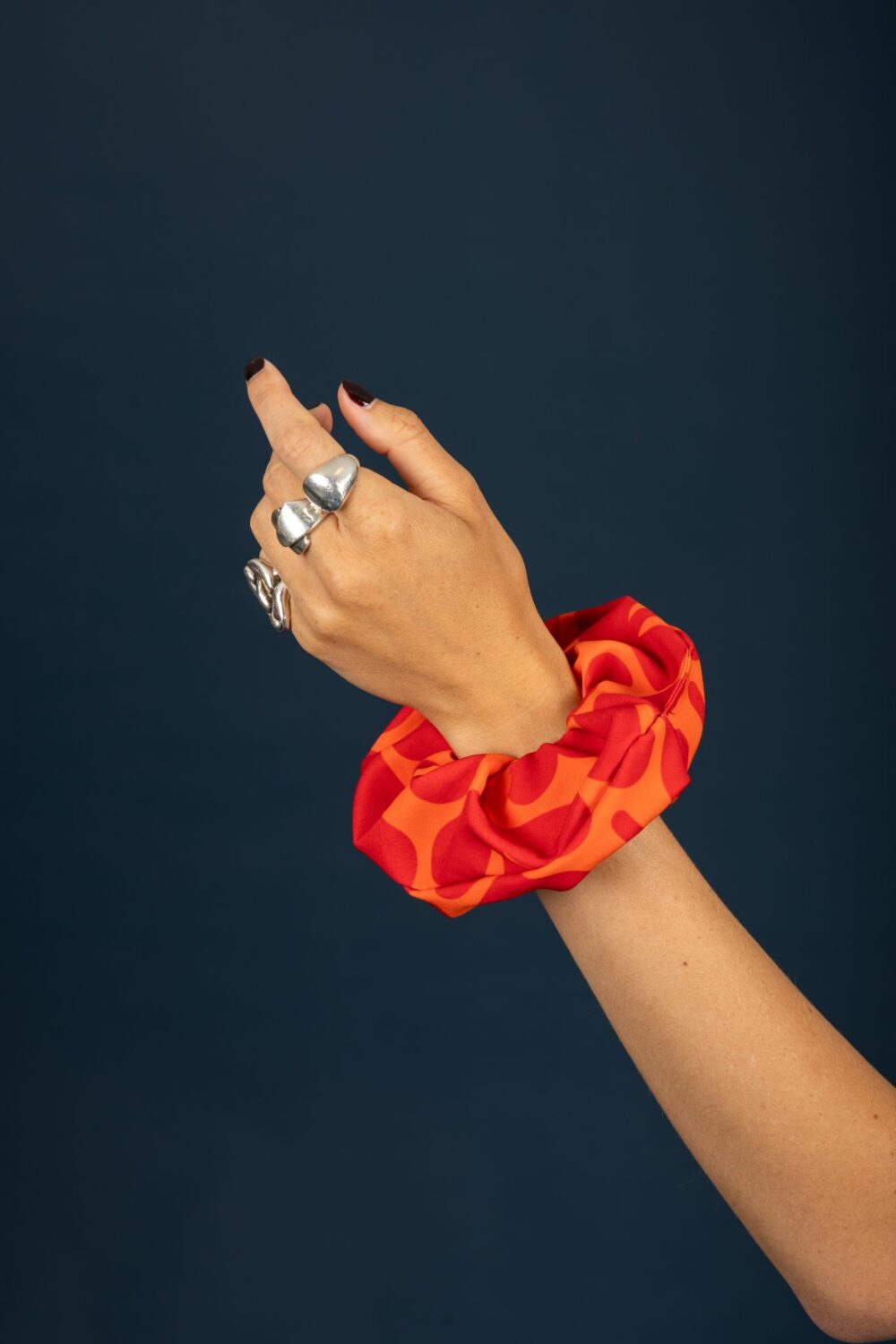 Chaton Agatha scrunchie Red cukagr