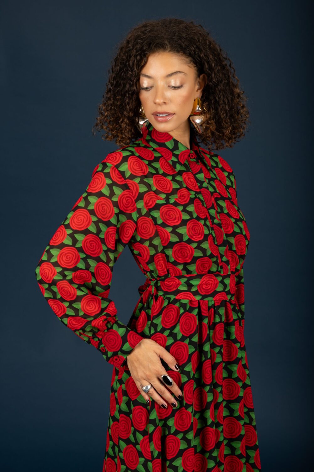 Chaton Dylan chiffon dress Red cukagr.jpg2
