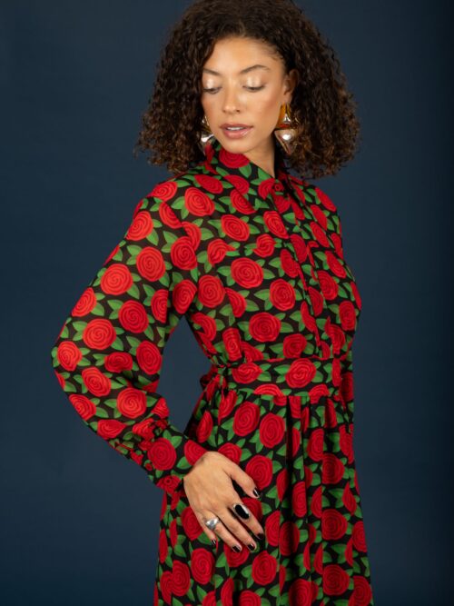 Chaton Dylan chiffon dress Red cukagr.jpg2