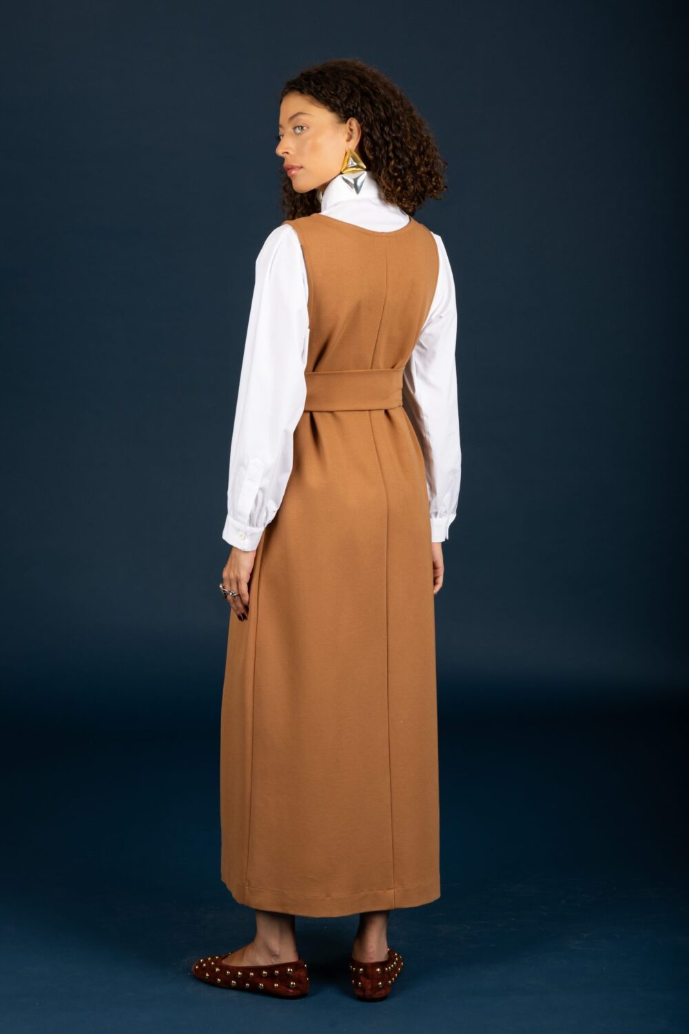 Chaton Gaston dress Camel cukagr2