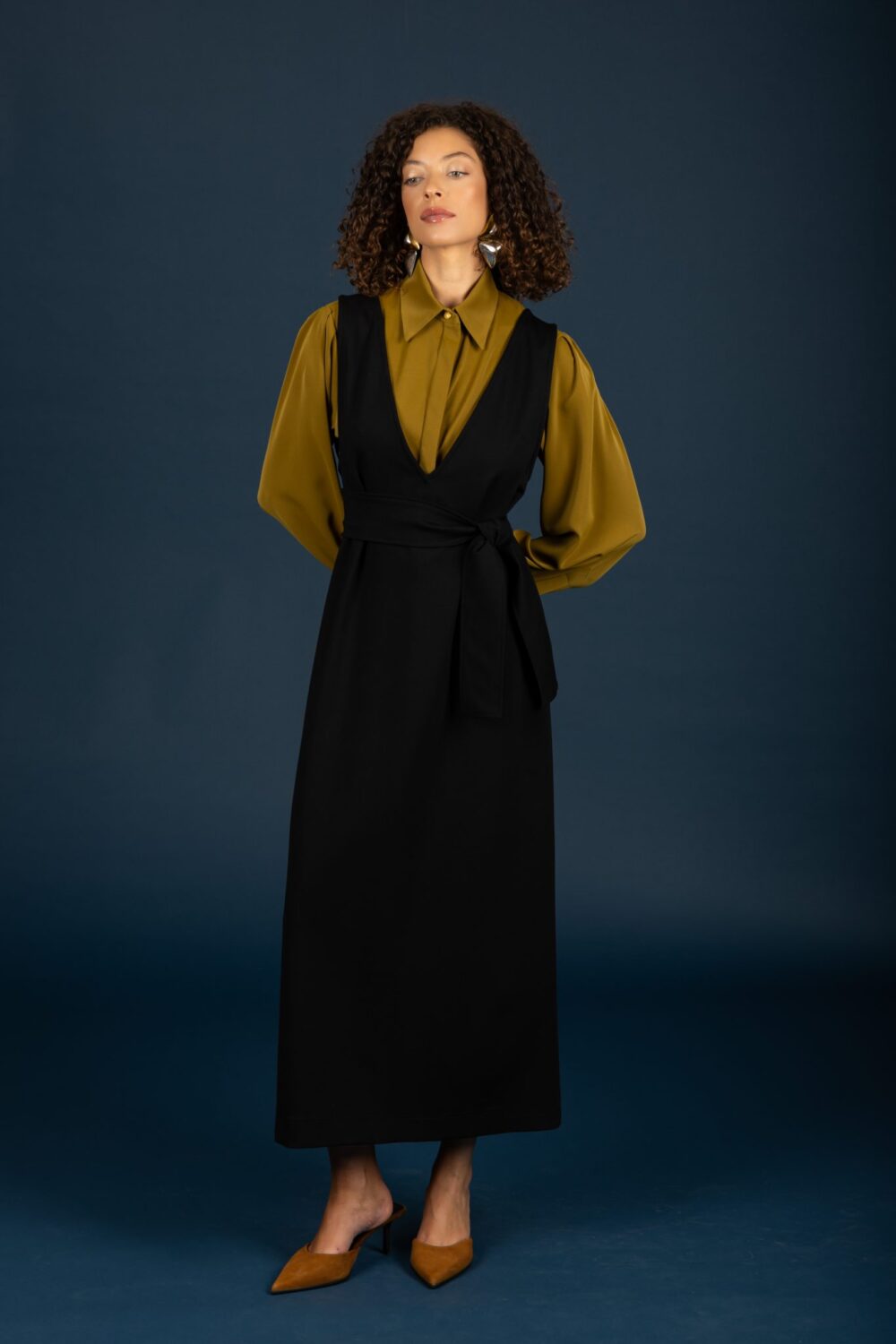 Chaton Gaston dress (Jet Black) cukagr