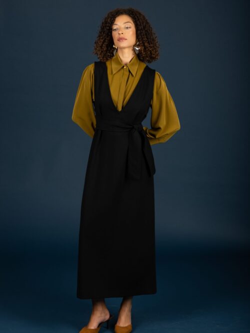 Chaton Gaston dress (Jet Black) cukagr