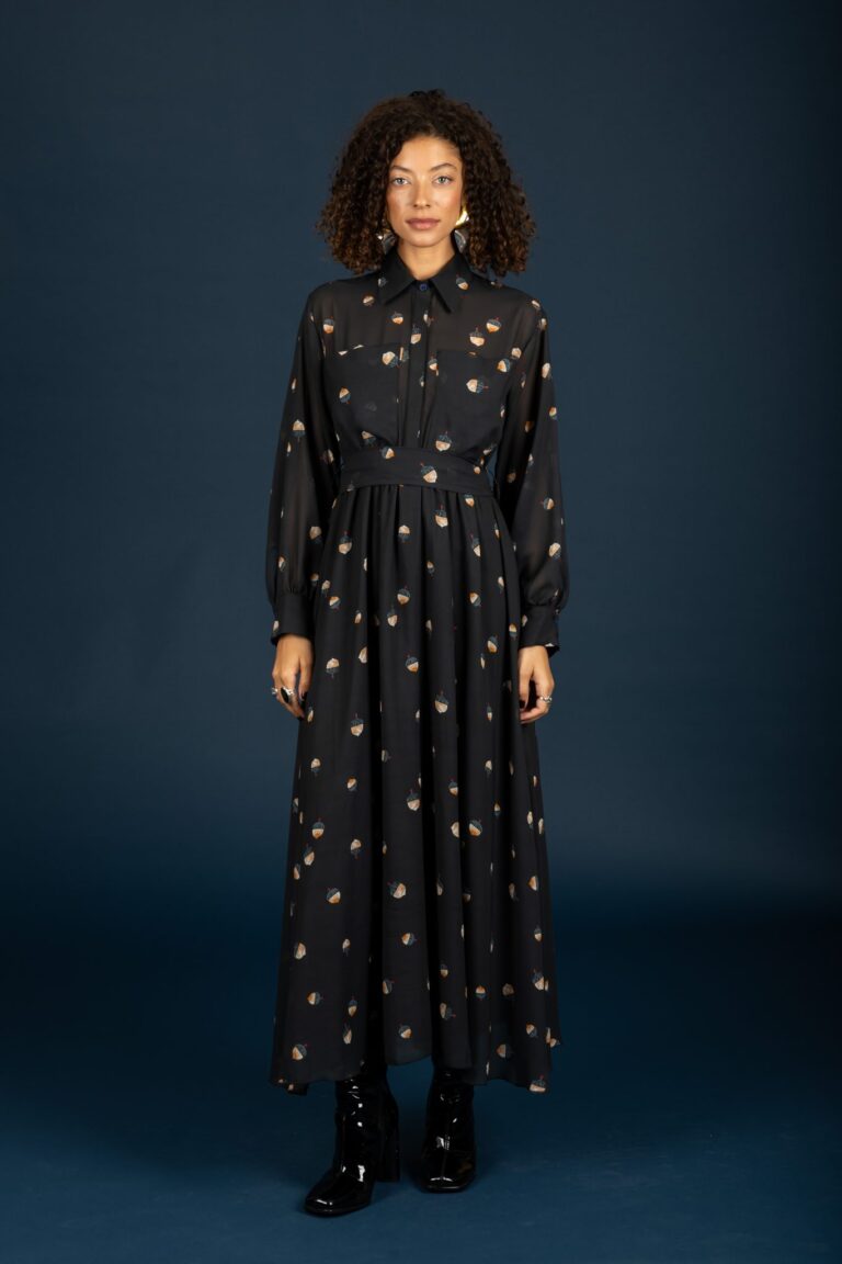 Chaton Jeffrey chiffon dress cukagr