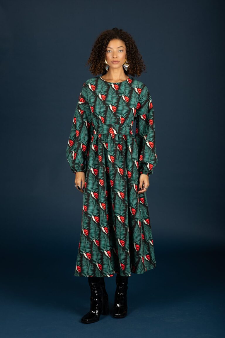 Chaton Kristen dress Red cukagr