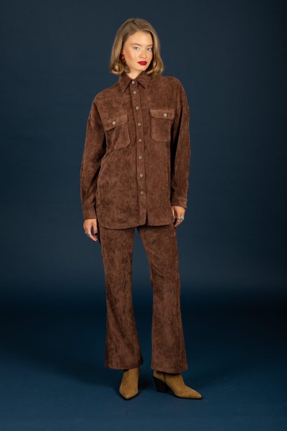 Chaton Morris oversize shirt Chocolate cukagr.jpg6