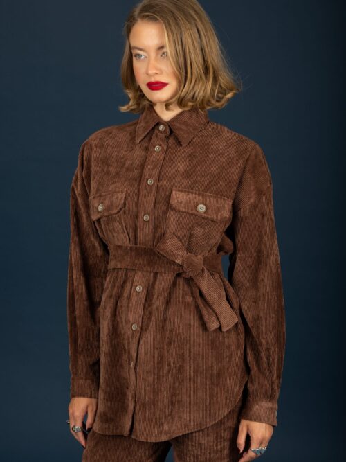 Chaton Morris oversize shirt Chocolate cukagr.jpg7