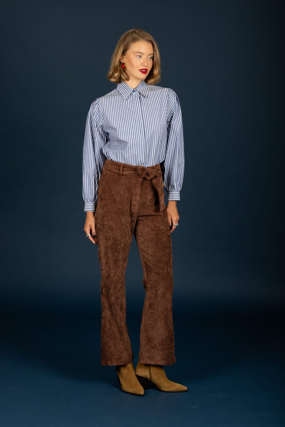 Chaton Morris pants Chocolate cukagr