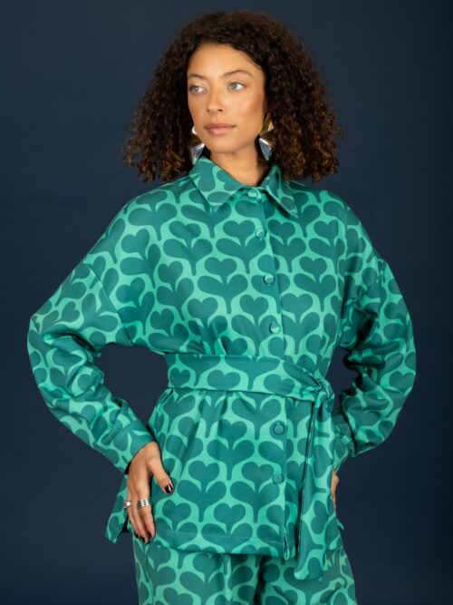 Chaton oversize shirt Green cukagr