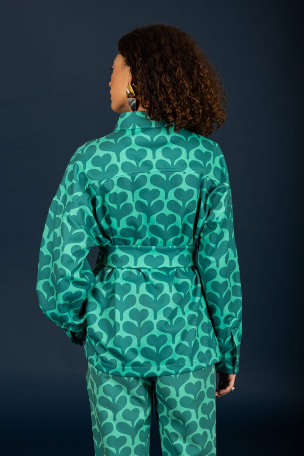 Chaton oversize shirt Green cukagr1