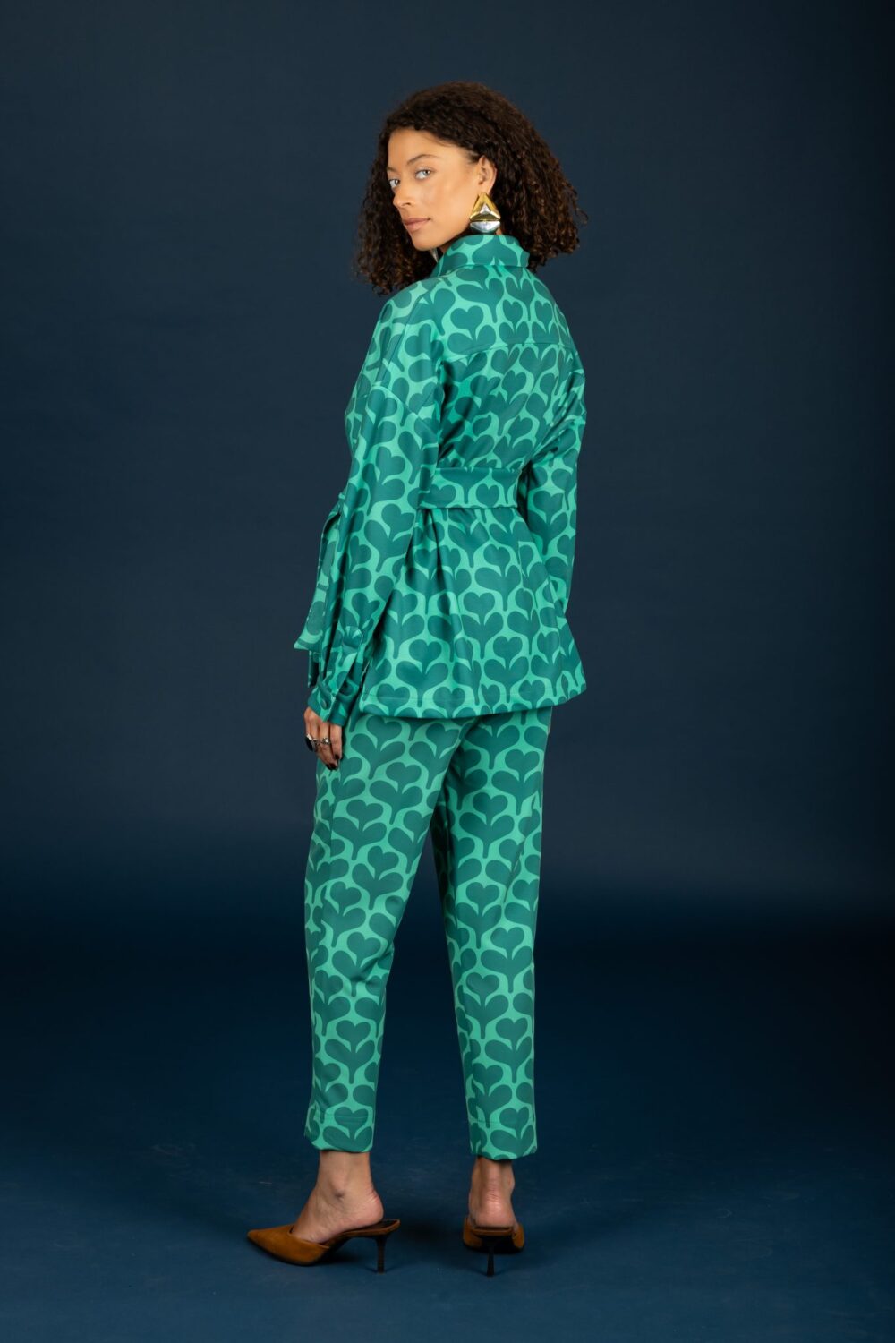 Chaton oversize shirt Green cukagr4