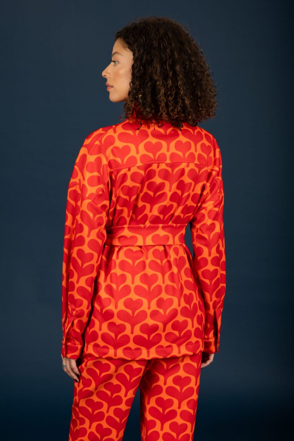 Chaton oversize shirt Red cukagr1