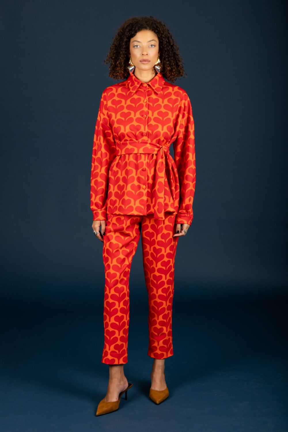 Chaton oversize shirt Red cukagr2