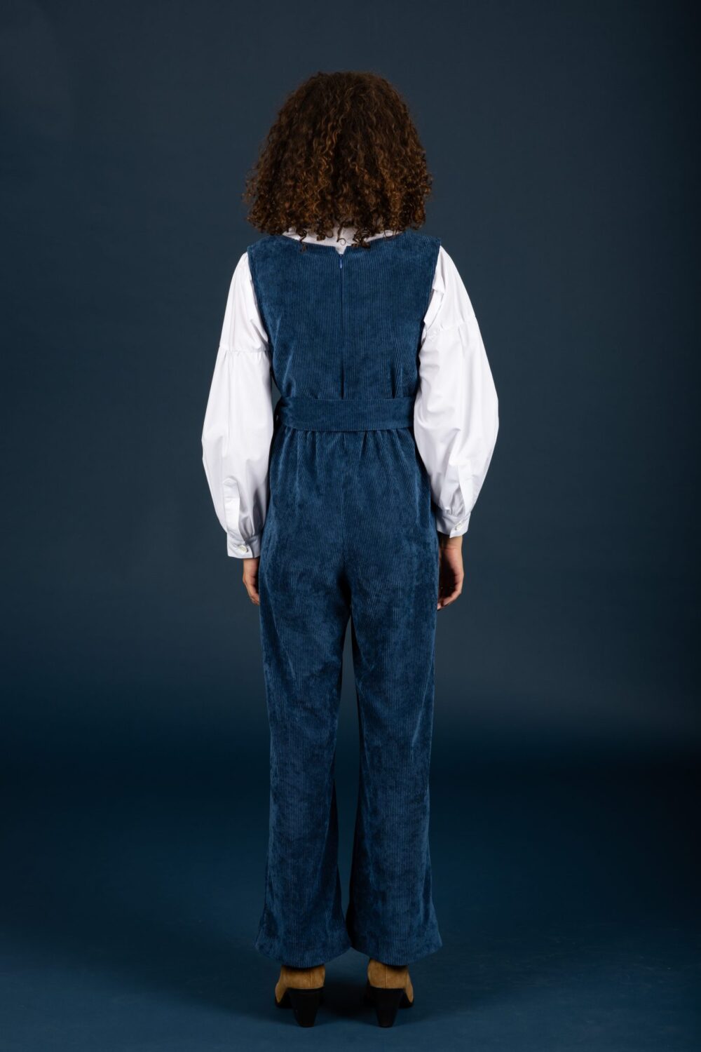 Maudeline jumpsuit Blue Petrol6