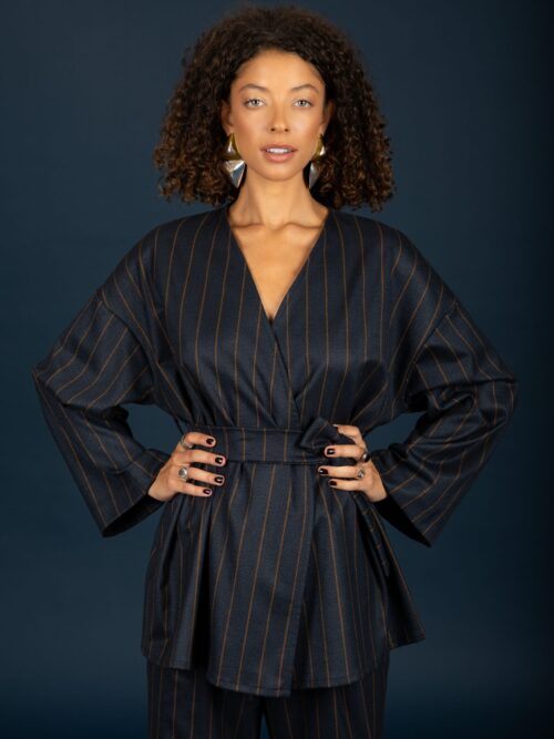 Chaton Brendan kimono Blue cukagr