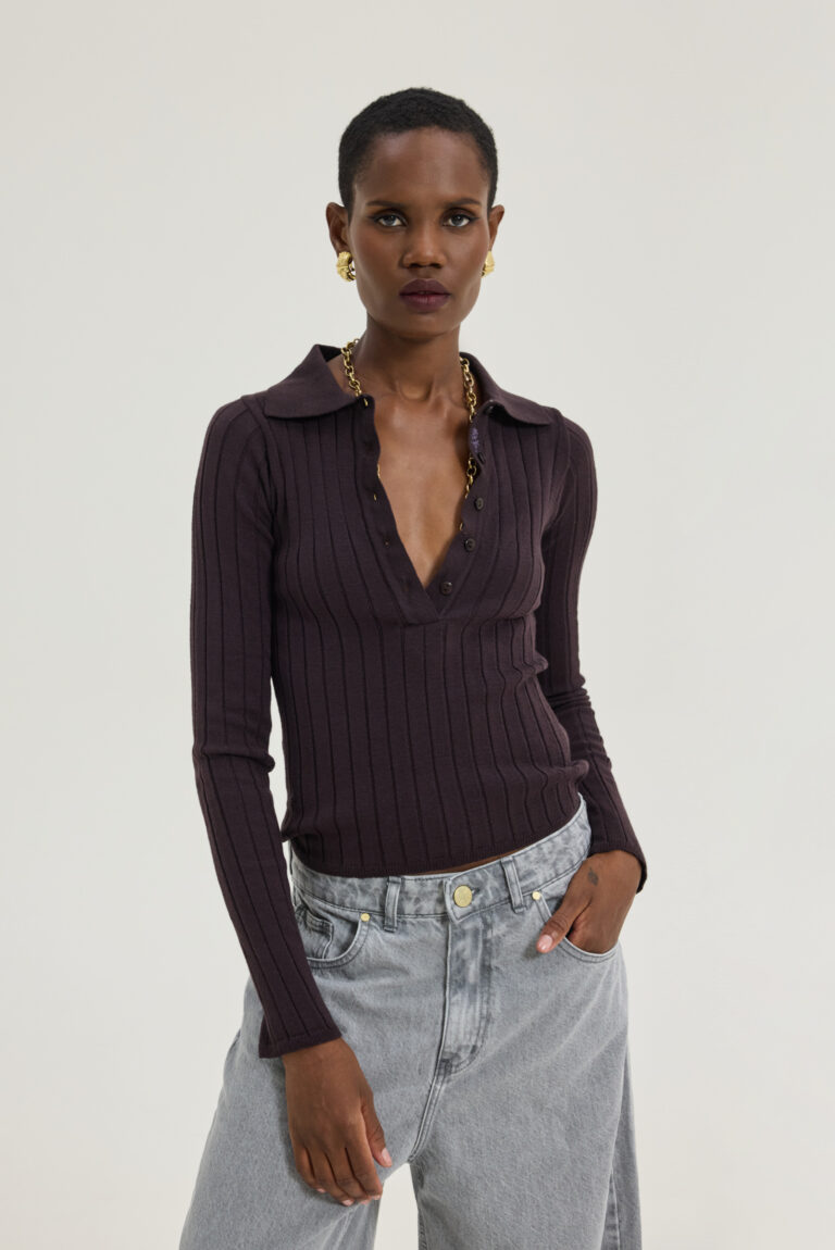 hemithea Specter Top Dark Brown cukagr